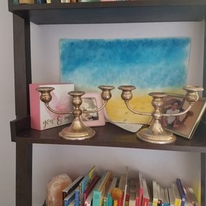 1950s Gorham Sterling Silver Candleabras